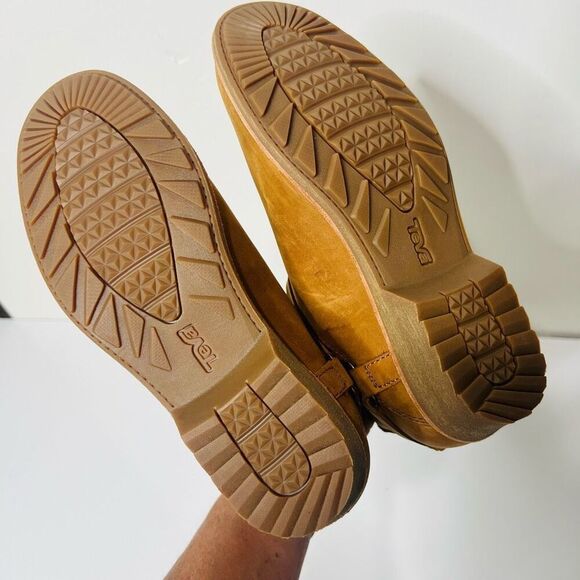 Teva Brown Ankle Boots LEather NEW Sz 7.5 - Picture 8 of 8